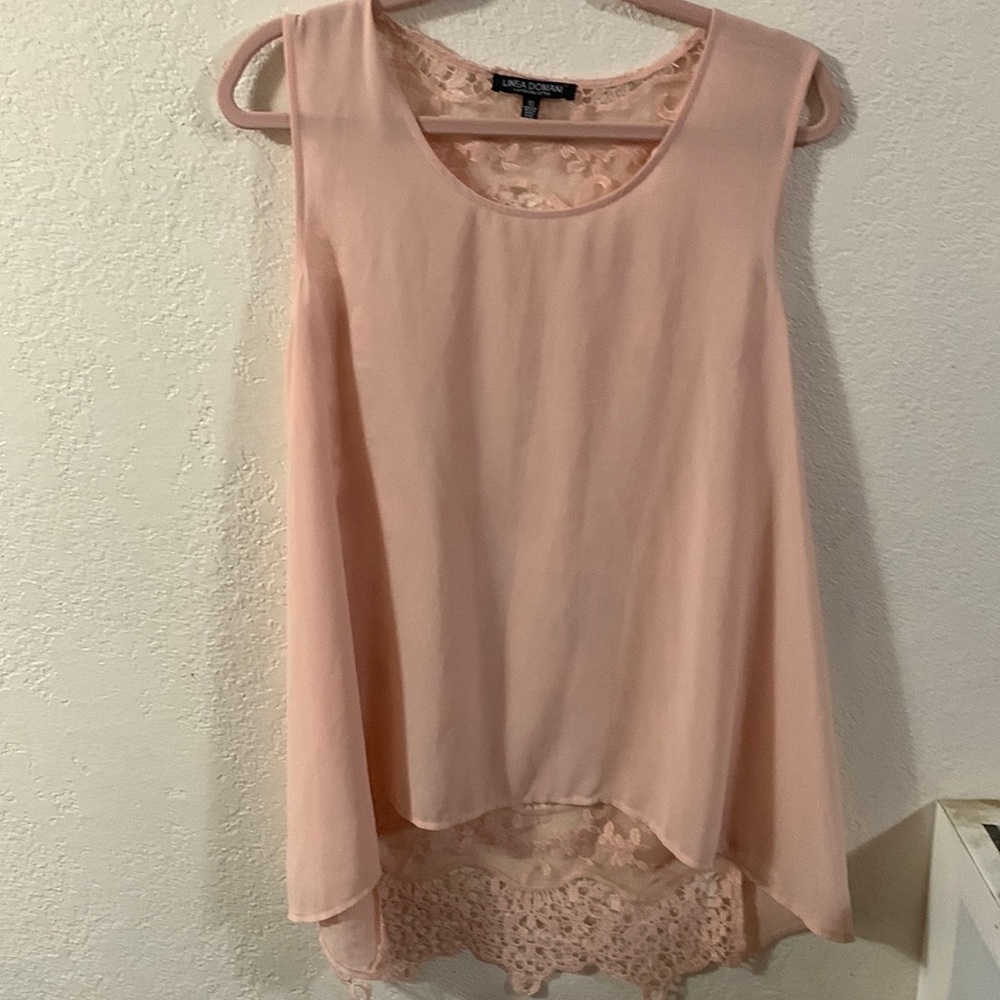 Lines Domani Limited Edition Size 10 Pink Blouse